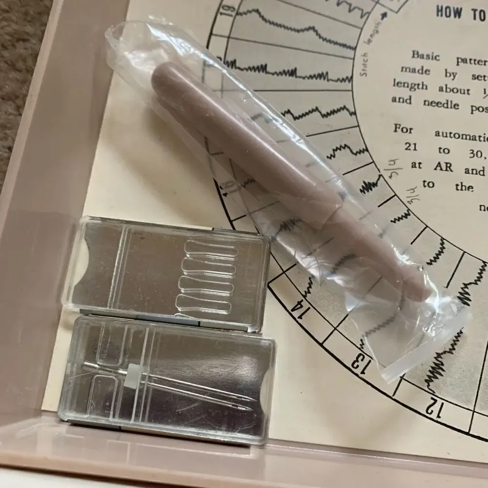 Vintage Sears Kenmore Sewing Machine Pattern Stitch Maker Accessory Kit